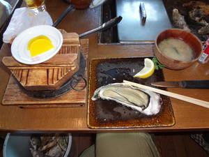牡蠣飯＆味噌汁